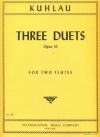 3つのデュエット・Op.10（フリードリヒ・クーラウ） (フルートニ重奏)【Three Duets, Opus 10】