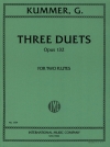 3つのデュエット・Op.132（クンマー・カスパー） (フルートニ重奏)【Three Duets, Opus 132】