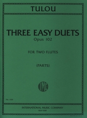 3つの易しい二重奏曲・Op.102（ジャン＝ルイ・テュルー） (フルートニ重奏)【Three Easy Duets, Opus 102】