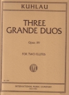 3つのグランド・デュエット・Op.39（フリードリヒ・クーラウ） (フルートニ重奏)【Three Grande Duos, Opus 39】