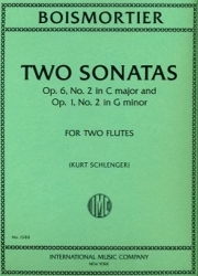 2つのソナタ・Op.6・No.2・ハ長調＆Op.1・No.2・ト短調（ジョゼフ・ボダン・ド・ボワモル）【Two Sonatas, Opus 6, No. 2 in C major & Opus 1, No. 2 in G】
