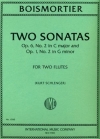 2つのソナタ・Op.6・No.2・ハ長調＆Op.1・No.2・ト短調（ジョゼフ・ボダン・ド・ボワモル）【Two Sonatas, Opus 6, No. 2 in C major & Opus 1, No. 2 in G】