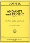 アンダンテとロンド・ハ長調・Op.25（フランツ・ドップラー） (フルートニ重奏＋ピアノ)【Andante and Rondo in C major, Opus 25】