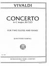 協奏曲・ハ長調・RV 533（アントニオ・ヴィヴァルディ） (フルートニ重奏＋ピアノ)【Concerto in C major, RV 533】