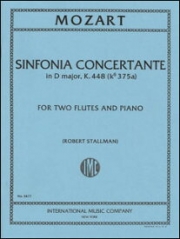 協奏交響曲・ニ長調・K.448 (k375a)（モーツァルト） (フルートニ重奏＋ピアノ)【Sinfonia Concertante in D major, K. 448 (k375a)】