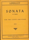 ソナタ・ホ短調（ジャン＝バティスト・ルイエ） (フルートニ重奏＋ピアノ)【Sonata in E minor】