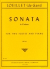 ソナタ・ト短調（ジャン＝バティスト・ルイエ） (フルートニ重奏＋ピアノ)【Sonata in G minor】