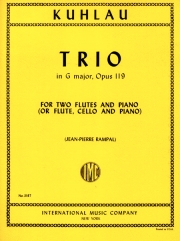 トリオ・ト長調・Op.119　 (フルートニ重奏＋ピアノ)【Trio in G major, Opus 119】
