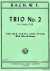 トリオ・No.2・ニ長調・F48（ヴィルヘルム・フリーデマン・バッハ） (フルートニ重奏＋ピアノ)【Trio No. 2 in D major, F. 48】