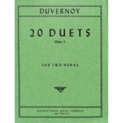 20のデュエット・Op.3（フレデリク・ニコラ・デュヴェルノワ）　(ホルンニ重奏)【20 Duets, Opus 3】