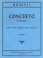 協奏曲・変ホ長調（アントニオ・ロゼッティ）　(ホルンニ重奏＋ピアノ)【Concerto in E flat major】