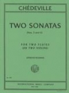 2つのソナタ・Op.8・No.3＆6（ニコラ・シェドヴィル）　(オーボエニ重奏)【Two Sonatas, Opus 8, Nos. 3 & 6】