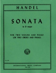 ソナタ・ニ長調 (ヘンデル) (オーボエニ重奏＋ピアノ)【Sonata in D major】