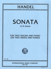 ソナタ・ニ短調 (ヘンデル)　(オーボエニ重奏＋ピアノ)【Sonata in D minor】