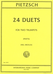24のデュエット（ハーマン・ピーチュ） (トランペットニ重奏）【24 Duets】