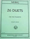 26のデュエット（アルバート・ニービグ） (トランペットニ重奏）【26 Duets】