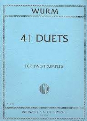 41のデュエット（ヴィルヘルム ・ヴルム） (トランペットニ重奏）【41 Duets】