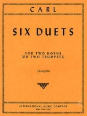6つのデュエット（M.Carl） (トランペットニ重奏）【Six Duets】