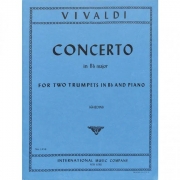 協奏曲・変ロ長調（アントニオ・ヴィヴァルディ） (トランペットニ重奏＋ピアノ）【Concerto in B flat major (from Horn Concertos RV 538, 539)】
