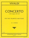 協奏曲・変ロ長調・RV 537（アントニオ・ヴィヴァルディ） (トランペットニ重奏＋ピアノ）【Concerto in B flat major, RV 537】