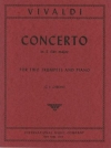 協奏曲・変ホ長調（アントニオ・ヴィヴァルディ） (トランペットニ重奏＋ピアノ）【Concerto in E flat major (from Horn Concertos RV 538, 539)】