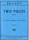2つの小品・Op.15（ヴァシリー・ブラント） (トランペットニ重奏＋ピアノ）【Two Pieces, Opus 15】