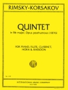 木管五重奏・変ロ長調（ニコライ・リムスキー＝コルサコフ）　(木管四重奏＋ピアノ)【Quintet in B flat major】