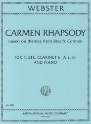 カルメン・ラプソディー（マイクル・ウェブスター）　(木管ニ重奏＋ピアノ)【Carmen Rhapsody】