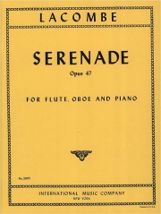 サラバンド・Op.47（ポール・ラコンブ）　(木管ニ重奏＋ピアノ)【Serenade, Opus 47】