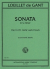 ソナタ・ハ短調（ジャン＝バティスト・ルイエ）　(木管ニ重奏＋ピアノ)【Sonata in C minor】