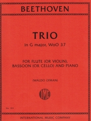 トリオ・ト長調・WoO 37（ベートーヴェン）　(木管ニ重奏＋ピアノ)【Trio in G major, WoO 37】