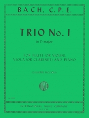 トリオ・No.1・ニ長調（カール・フィリップ・エマヌエル・バッハ）　(木管ニ重奏＋ピアノ)【Trio No. 1 in D major】