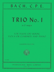 トリオ・No.1・ニ長調（カール・フィリップ・エマヌエル・バッハ）　(木管ニ重奏＋ピアノ)【Trio No. 1 in D major】