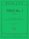 トリオ・No.1・ニ長調（カール・フィリップ・エマヌエル・バッハ）　(木管ニ重奏＋ピアノ)【Trio No. 1 in D major】