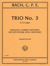 トリオ・No.3・ト長調（カール・フィリップ・エマヌエル・バッハ）　(木管ニ重奏＋ピアノ)【Trio No. 3 in G major】