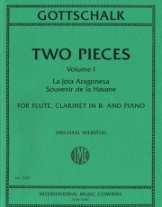 2つの小品・Vol.1（ルイス・モロー・ゴットシャルク）　(木管ニ重奏＋ピアノ)【Two Pieces, Volume I】