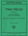 2つの小品・Vol.1（ルイス・モロー・ゴットシャルク）　(木管ニ重奏＋ピアノ)【Two Pieces, Volume I】