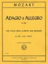 アダージョとアレグロ・K.594（モーツァルト）　(木管四重奏)【Adagio and Allegro K.594】