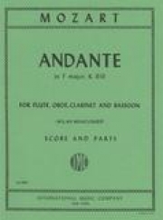 アンダンテ・ヘ長調・K.616（モーツァルト）　(木管四重奏)【Andante in F major, K. 616】