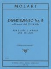 ディヴェルティメント・No.1・変ロ長調・K.439a (Anh. 229)　（モーツァルト）(木管三重奏)【Divertimento No. 1 in B flat major, K. 439a (Anh. 229)】