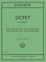 木管八重奏・ヘ長調 （スコアのみ）（フランツ・ヨーゼフ・ハイドン）(木管八重奏)【Octet in F major】