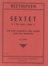 木管六重奏・変ホ長調・Op.71 （スコアのみ）（ベートーヴェン）(木管六重奏)【Sextet in E flat major, Opus 71】