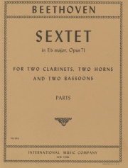 木管六重奏・変ホ長調・Op.71（ベートーヴェン）　(木管六重奏)【Sextet in E flat major, Opus 71】