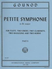 小交響曲 （パート譜のみ）（シャルル・グノー）(木管八重奏)【Petite Symphonie in B flat major】