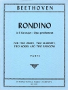 ロンディーノ・変ホ長調（パート譜のみ）（ベートーヴェン） (木管八重奏)【Rondino in E flat major】