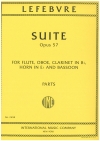 組曲・Op.57（シャルル・エドゥアール・ルフェーヴル）(木管五重奏)  (パート譜のみ）【Suite, Opus 57】