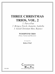 3つのクリスマス・三重奏曲・Vol.2　(木管三重奏)【Three Christmas Trios, vol. 2】