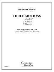 スリー・モーションズ　(木管四重奏)【Three Motions】