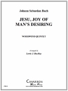主よ人の望みの喜びよ（バッハ）(木管五重奏)【Jesu, Joy of Man's Desiring】