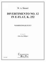 ディヴェルティメント・No.12・変ホ長調・K.252 (モーツァルト)　(木管五重奏)【Divertimento No. 12 in Eb, K. 252】